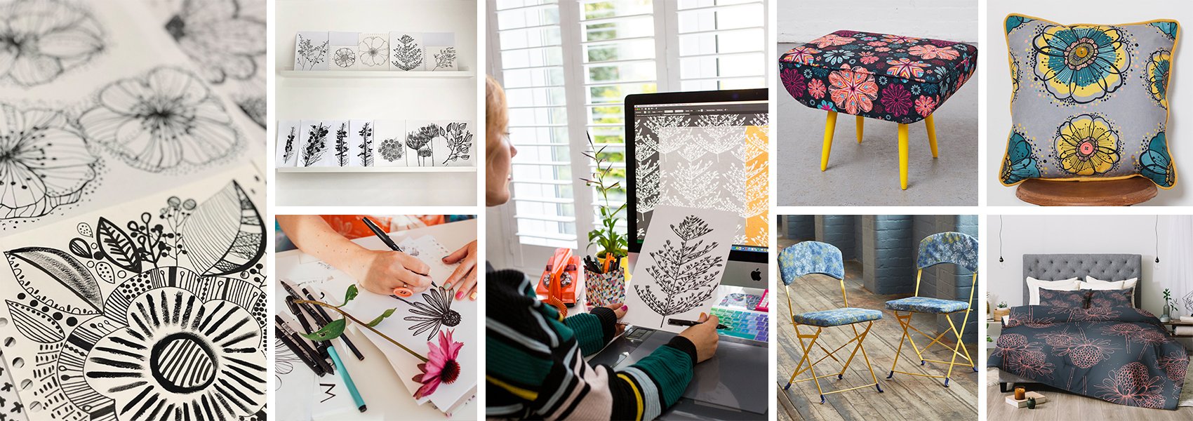 MIID FLORALMASTERCLASS PORTFOLIO COLLAGE Florals + Nature: A Design Masterclass (80% OFF)