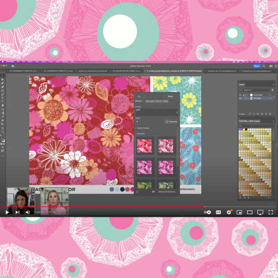 BONUS: Adobe Live: Creating Prints Inspired by Fashion Trends  online design course